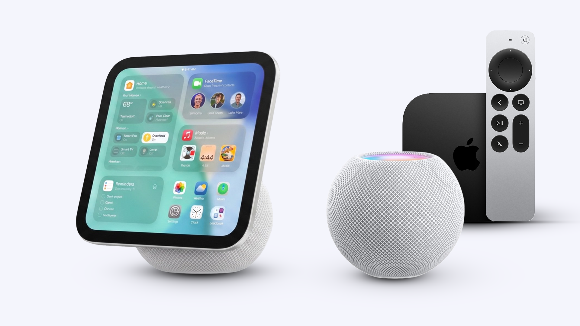 Home Hub, HomePod mini y Apple TV